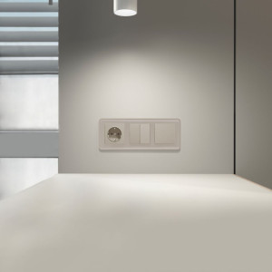 Выключатель 2 кл. перекрестный, Дымчатый, Werkel W1223004