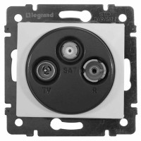 Розетка телевизионная оконечная TV-FM-SAT, белый, Valena Classic Legrand 774436