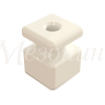 Кабельный изолятор квадратный керамика, белый, ТМ МезонинЪ GE80025-01