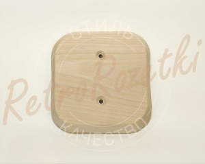Накладка 1 местная деревянная 98x105 на бревно, Clever Wood
