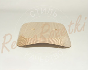 Накладка 1 местная деревянная 98x105 на бревно, Clever Wood