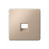 Лицевая панель для розетки компьютерной RJ45 Keystone, Песочный, ArtGallery SE GAL001284