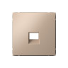 Лицевая панель для розетки компьютерной RJ45 Keystone, Песочный, ArtGallery SE GAL001284