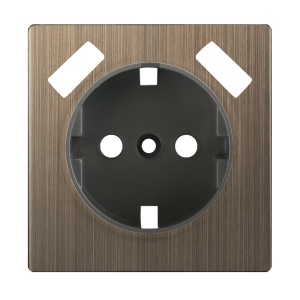 Лицевая панель на механизм розетки  + USB, Бронза, Werkel W1179512