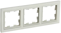 Рамка 3 местная, Бежевый, Brite IEK BR-M32-K10