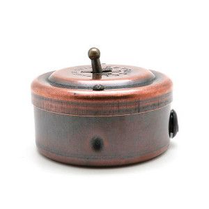 Выключатель тумблерный 1 кл. проходной, металл, Старая медь, Petrucci 302VCUPO