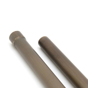 Труба латунная с муфтой для лофт проводки D16 мм. (1 м.), старая бронза, Petrucci 16x1.0x1000BRO (16/1.0/1000BRO)