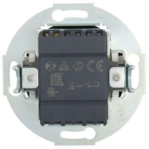 Выключатель кнопочный 1 кл., Черный, Vintage LK Studio 880108-1