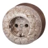 Ретро розетка керамика с 3/К, Мраморное золото, Фаберже Bironi B2-101-090/18