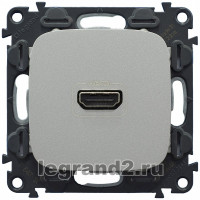Розетка HDMI, алюминий, Valena Allure Legrand 754717