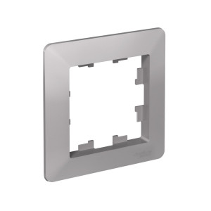 Рамка 1 местная, пластик, Алюминий, AtlasDesign Air SE ATN220301