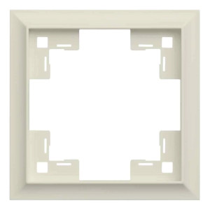 Рамка 1 местная, Кремовый сатин, Classic Rikett 35910 MC