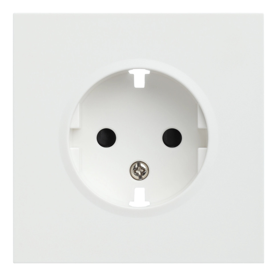 Лицевая панель розетки с З/К, Белый сатин, Rikett 35632 MW Лицевая панель розетки с З/К, Белый сатин, Rikett 35632 MW