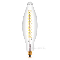 Ретро лампа накаливания 3.5K F5 95Вт Е40, прозрачная Sun Lumen 053-457