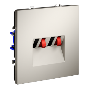 Розетка акустическая 4-местная, Кашемир, S70 Voltum VLS060303