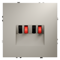 Розетка акустическая 4-местная, Кашемир, S70 Voltum VLS060303