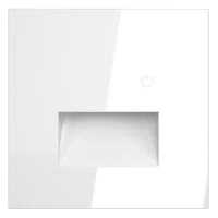 Лицевая панель для подсветки светодиодной с датчиком, Белый глянцевый, S70 Voltum VLS002401