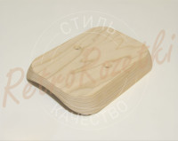 Накладка 1 местная деревянная 145x105 на бревно, Clever Wood