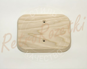 Накладка 1 местная деревянная 145x105 на бревно, Clever Wood
