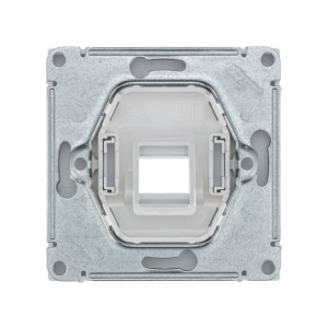 Лицевая панель для розетки компьютерной RJ45 Keystone, Лотос, ArtGallery SE GAL001384