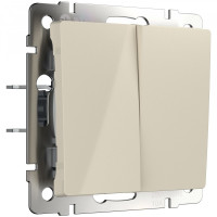 Выключатель 2 кл. проходной, Слоновая кость, Werkel W1122003