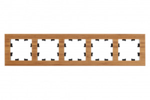 Рамка 5 местная, дерево, Бамбук, AtlasDesign Nature SE ATN353205