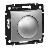 Диммер поворотный 400Вт, алюминий, Valena Classic Legrand 770261