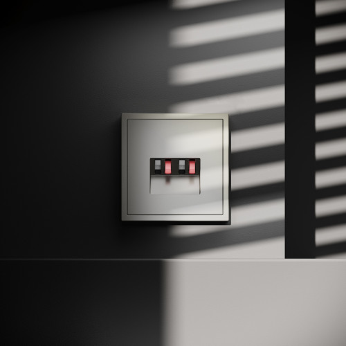 Розетка акустическая 4-местная, Шелк, S70 Voltum VLS060304