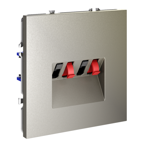Розетка акустическая 4-местная, Шелк, S70 Voltum VLS060304