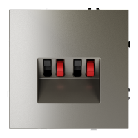 Розетка акустическая 4-местная, Шелк, S70 Voltum VLS060304