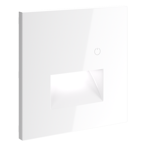 Лицевая панель для подсветки светодиодной с датчиком, Белый матовый, S70 Voltum VLS002402