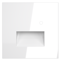 Лицевая панель для подсветки светодиодной с датчиком, Белый матовый, S70 Voltum VLS002402