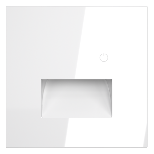 Лицевая панель для подсветки светодиодной с датчиком, Белый матовый, S70 Voltum VLS002402