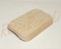 Накладка 2 местная деревянная 164x105 на бревно, Clever Wood