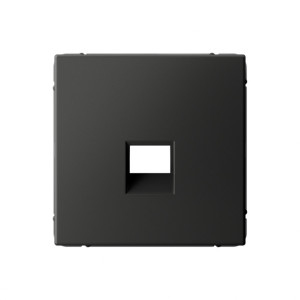 Лицевая панель для розетки компьютерной RJ45 Keystone, Базальт, ArtGallery SE GAL001484