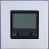 Терморегулятор теплого пола электронный, Хром, Toledo Salvador SJAN77EC16