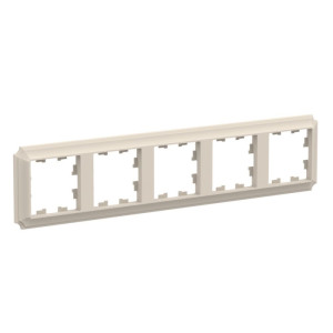Рамка 5 местная, Бежевый, AtlasDesign Antique SE ATN100205