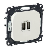 Розетка USB для зарядки, жемчуг, Valena Allure Legrand 754999