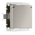 Розетка с З/К с крышкой, герметичная IP44, Hammer дымчатый, Werkel W1271204