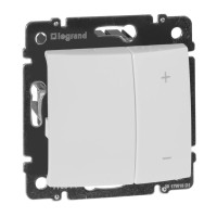 Диммер кнопочный 600Вт, белый, Valena Classic Legrand 770074