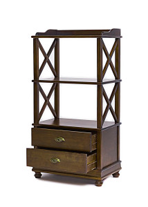 Стеллаж Трике-3 из массива березы, Орех, TADORNA 112А-N