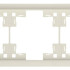 Рамка 3 местная, Кремовый сатин, Classic Rikett 35930 MC