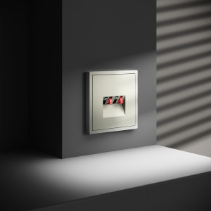 Розетка акустическая 4-местная, Сталь, S70 Voltum VLS060305