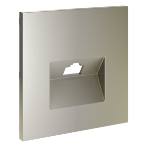 Лицевая панель для розетки компьютерной RJ45 Cat.6, Шелк, S70 Voltum VLS001304