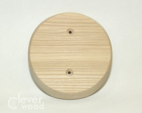 Накладка деревянная D108 для светильников на бревно, Clever Wood