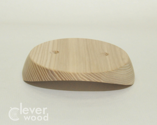 Накладка деревянная D108 для светильников на бревно, Clever Wood