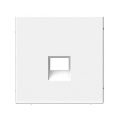 Лицевая панель для розетки компьютерной RJ45 Keystone, Белый, ArtGallery SE GAL000184