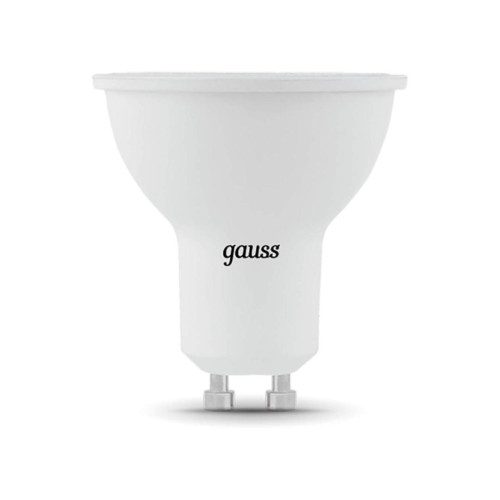 Лампа светодиодная Gauss GU10 9W 3000K матовая 101506109