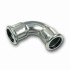 Уголок для труб D18 мм., Оцинкованная сталь, Villaris-Loft 3081816