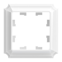Рамка 1 местная, Белый, AtlasDesign Antique SE ATN100101